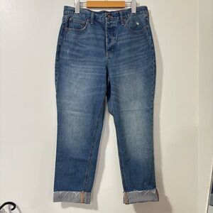 J. Crew High Rise Straight Jeans